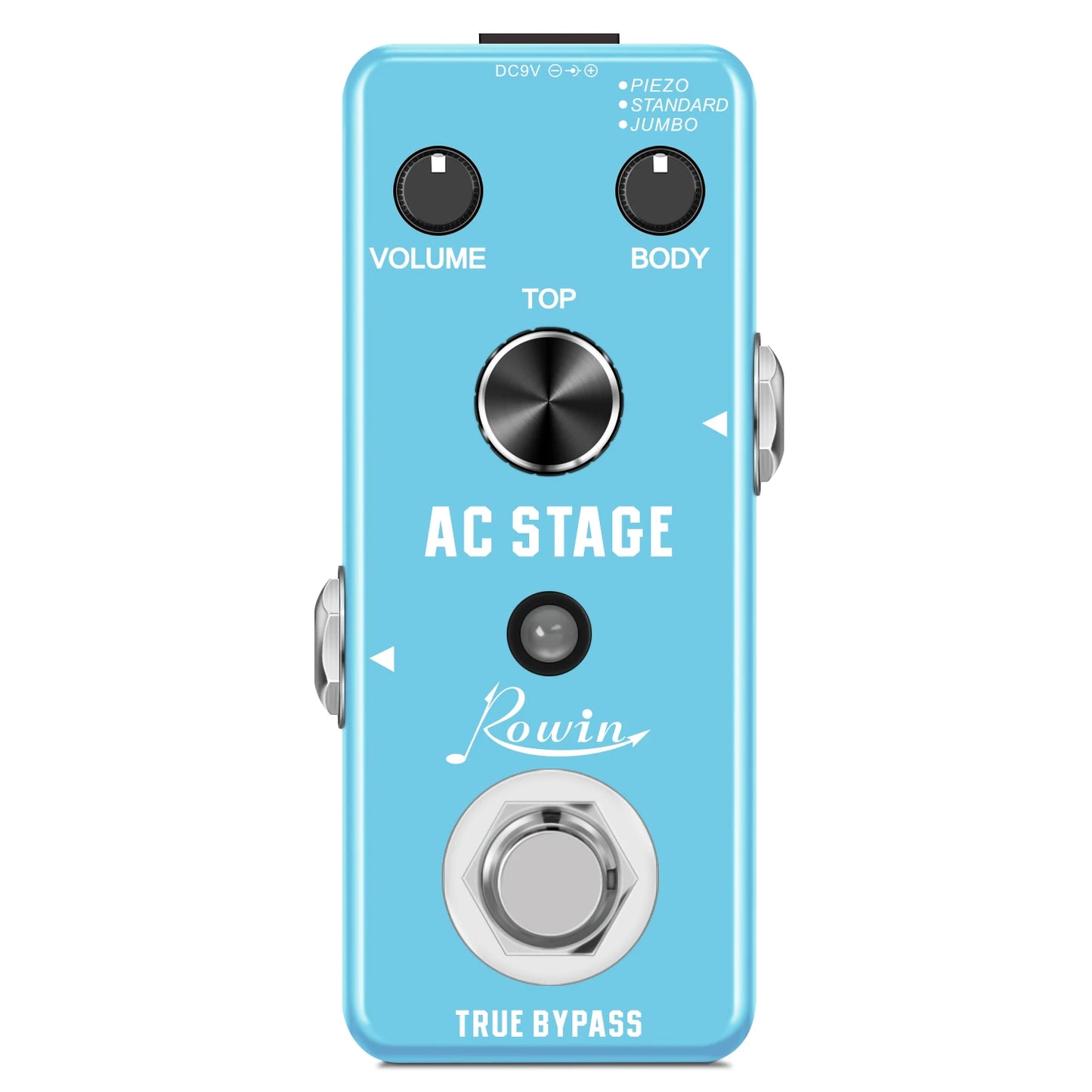 Rowin Guitar Effects Pedal – Noise Gate, Delay, Chorus, Vibrato, Phaser, Flanger, Booster, EQ, Fuzz, Metal, Distortion, and Blues Drive