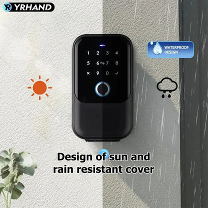 TTlock Smart Key Lock Box – Wireless Digital Code & Bluetooth Key Safe, App-Controlled Electronic Key Box for Home or Host