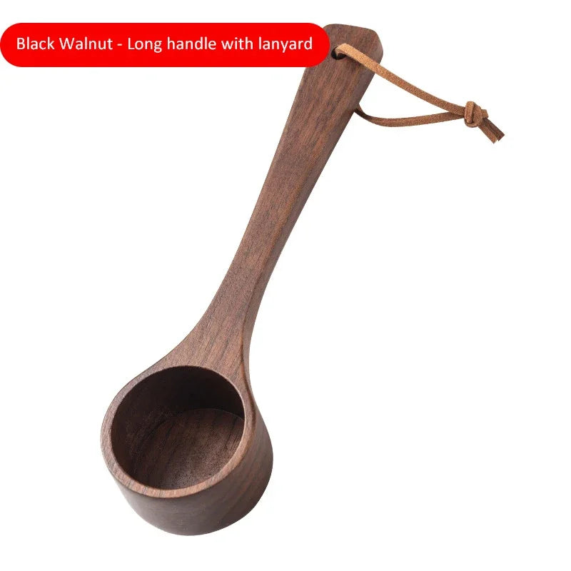 Wooden Measuring Spoon – Coffee Bean, Tea, Sugar & Spice Scoop, Kitchen Measuring Tool & Coffee Accessory