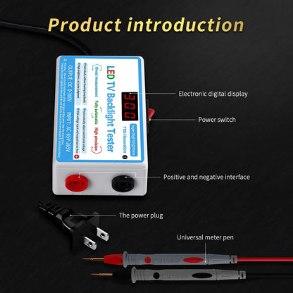LED TV Backlight Tester – Multipurpose LED Strip and Bead Testing Tool for TV Repair and Lighting Diagnostics