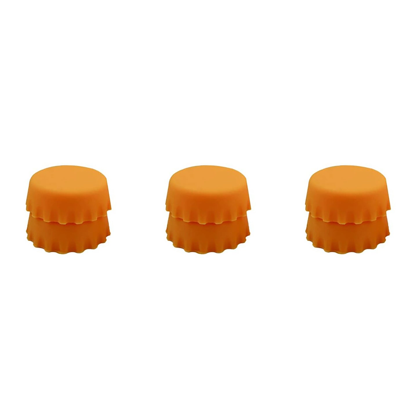 2/6/12pcs Silicone Beer Bottle Caps – Preservative Covers for Wine, Vinegar, Soy, and Cocktail Bottles