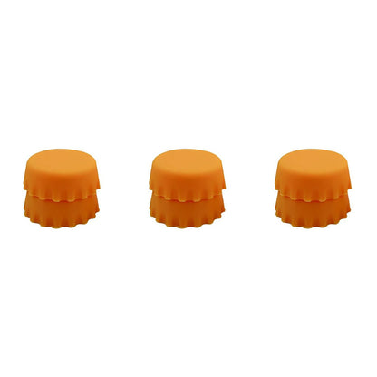 2/6/12pcs Silicone Beer Bottle Caps – Preservative Covers for Wine, Vinegar, Soy, and Cocktail Bottles