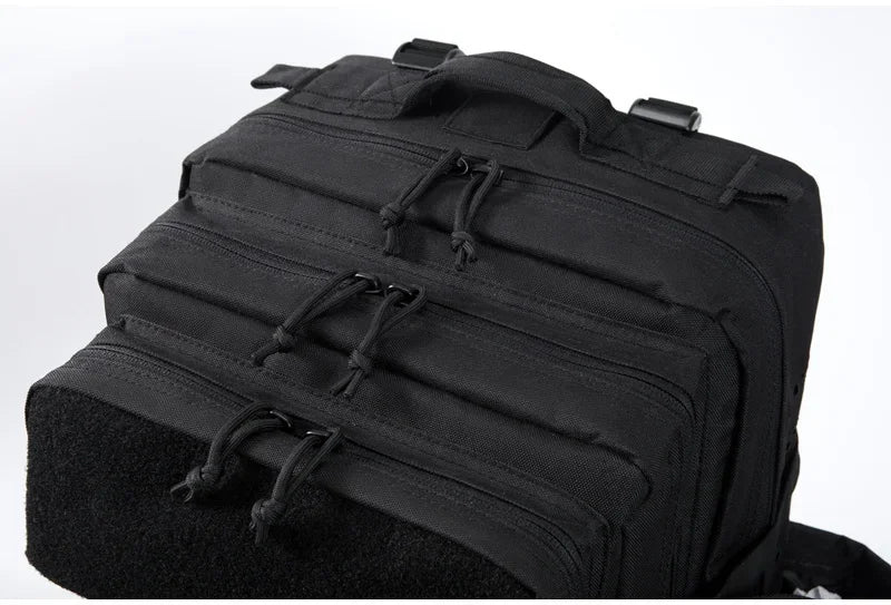 QT&QY 25L/45L Tactical Backpack – Outdoor Survival & Hiking Rucksack for Men & Women, Bug Out Bag with Bottle Holder