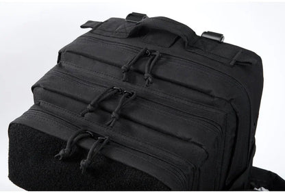 QT&QY 25L/45L Tactical Backpack – Outdoor Survival & Hiking Rucksack for Men & Women, Bug Out Bag with Bottle Holder