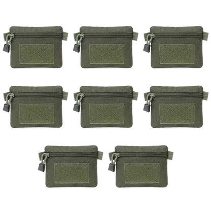 Outdoor Waterproof EDC Molle Wallet — Portable Travel Zipper Waist Pouch for Camping, Hiking & Hunting