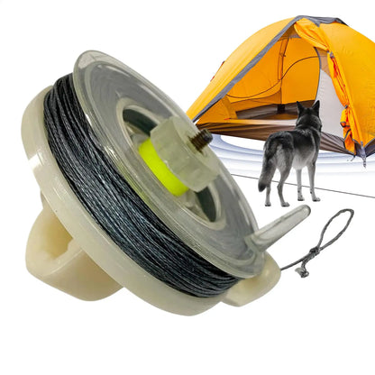 Outdoor Camping Perimeter Alarm Trip Wire - Weatherproof Trip Line Early Warning Security System for Campgrounds