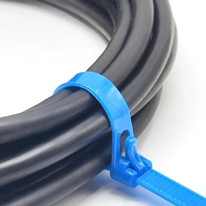 100/1000pcs Reusable Nylon Cable Ties – Adjustable Self-Locking Zip Tie Straps for Cord Organization & Binding