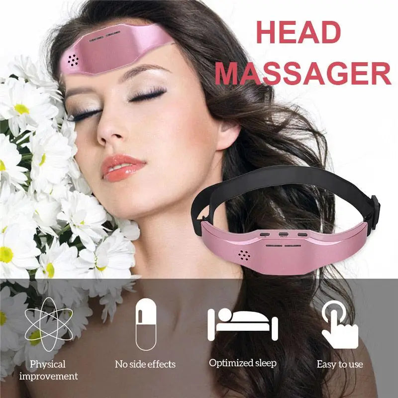 Cordless Electric Head Massager – USB Rechargeable Scalp Brush for Stress Relief & Hair Growth