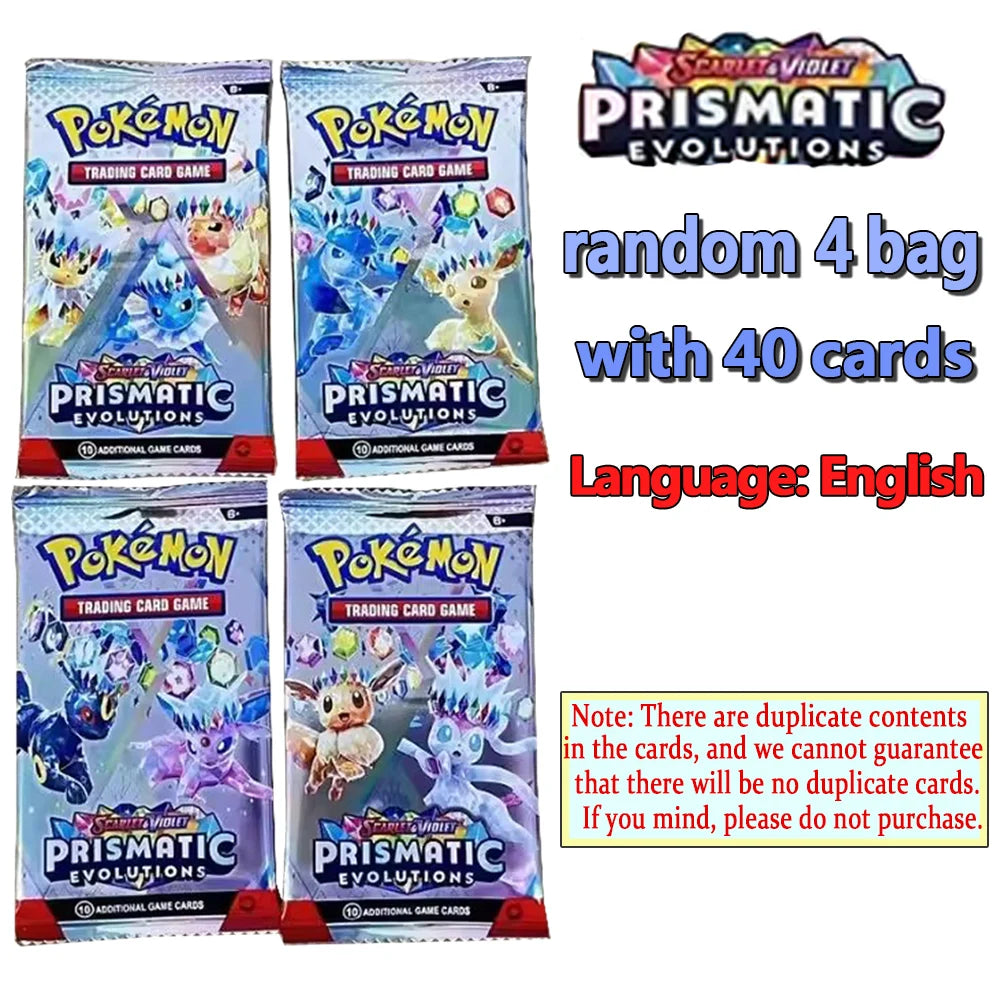 360-Piece Pokémon Trading Card Game Set - Destined Rivals, Prismatic Evolutions, Black Bolt, Scarlet & Violet 151 and Ultra Prism Booster Cards