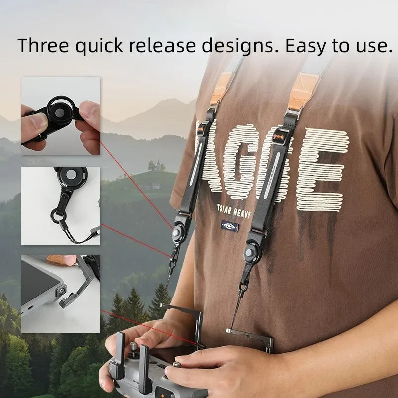 DJI RC Remote Controller Neck Strap - Balance Bracket Lanyard Belt for DJI RC RC 2 Air 3 Mini 3 Mini 3 Pro Mini 4 Pro Mavic 3 Pro