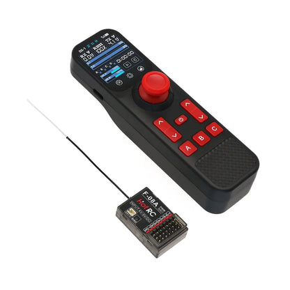 HOTRC DS800 8CH 2.4GHz Radio System - Transmitter Remote Controller with F-08A Receiver for RC Car Boat