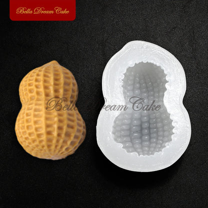 Peanut Design Silicone Mousse Mold – Pudding, Fondant, Chocolate & DIY Cake Decorating Bakeware Tool
