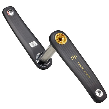 Full Carbon Road Bike Crankset with Power Meter - 150–172.5mm Easton 110BCD Crank with 24mm Titanium Axle for Shimano Bikes