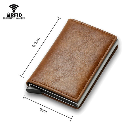 Anti-Theft RFID Credit Card Holder, Smart Minimalist Wallet for Men & Women, Slim Cardholder, Bank Cash & Credit Card Case Purse