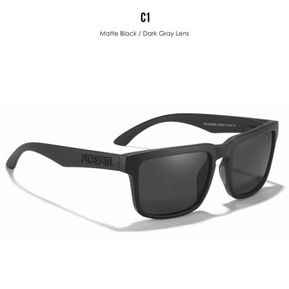 KDEAM Large Size Polarized Men’s Sunglasses – Photochromic Night Vision Oversized Fashion Shades for Men & Women, 154mm Width