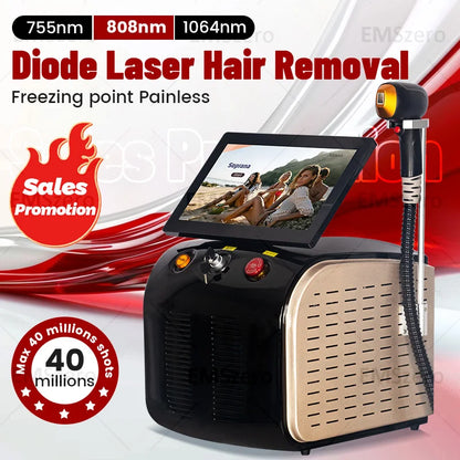 2025 3000W Alexandrite Ice Platinum Laser Epilator – Professional Diode Laser Hair Remover for Women, Permanent Results