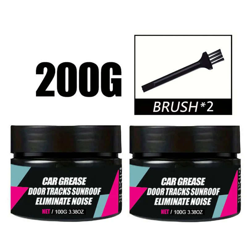 Car Sunroof Track Lubricating Grease - Anti-Rust Gear & Bearing Oil for Door Tracks, Plastic Gears & Noise Reduction