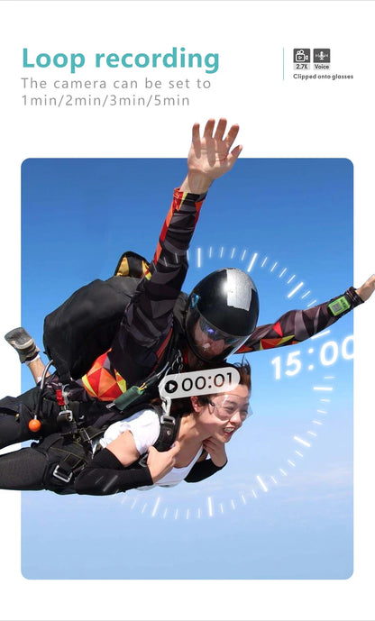 Xiaomi Mini FPV Smart Glasses — HD 4K WiFi Micro-Camera for Video & Audio Recording with APP Control