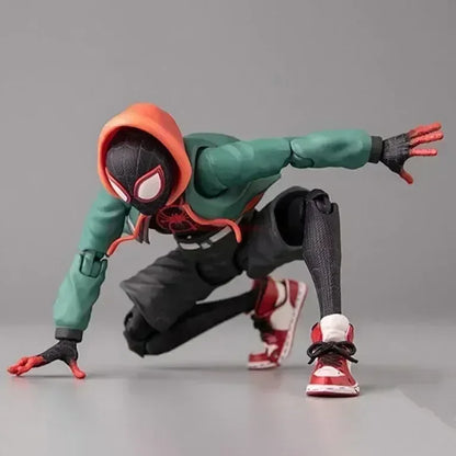 2024 Spider-Man & Gwen Action Figures — Spider-Verse Collection with Miles Morales Sentinel | Anime Toys Christmas Gift