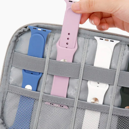 Watchband Bag for Apple Watch - Smart Travel Case for Watch Straps - Wriststrap Storage Organizer Box
