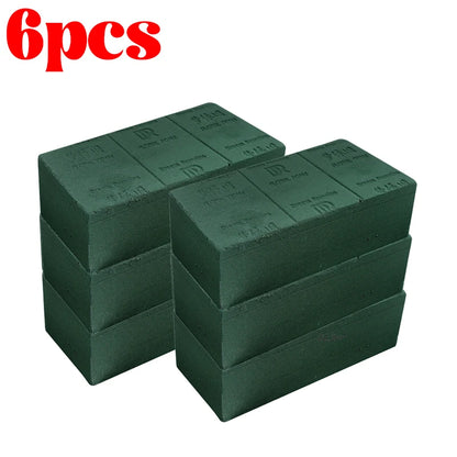 Green Floral Foam Blocks for DIY Flower Arrangements – Wet & Dry Absorbent Sponge Bricks for Wedding, Birthday & Garden Decor