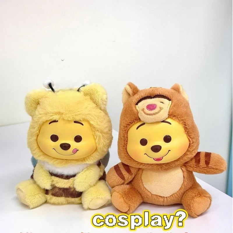 Disney Winnie the Pooh Vinyl Blind Box – Naughty Party Pooh Bear Mystery Pendant Toy, Cute Surprise Doll Gift