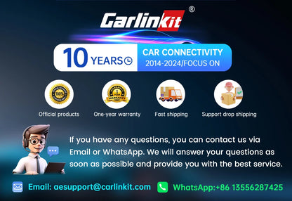 Carlinkit CarPlay AI Box — Qualcomm 6125 8-Core, Android 13, Wireless & Wired CarPlay, Android Auto for OEM Cars
