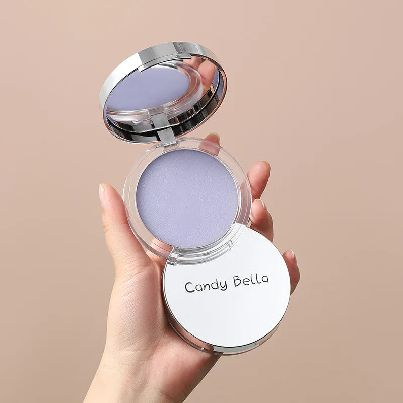 Candy Bella Violet Cream-to-Powder Contouring Makeup - Skin-Friendly, Long-Lasting Oil-Control Face Powder