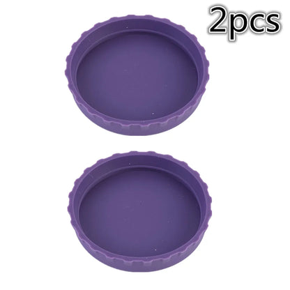 Reusable Beverage Can Covers - Silicone Soda Can Lids, Leak-Proof Sealing Protectors for Cans & Bottles