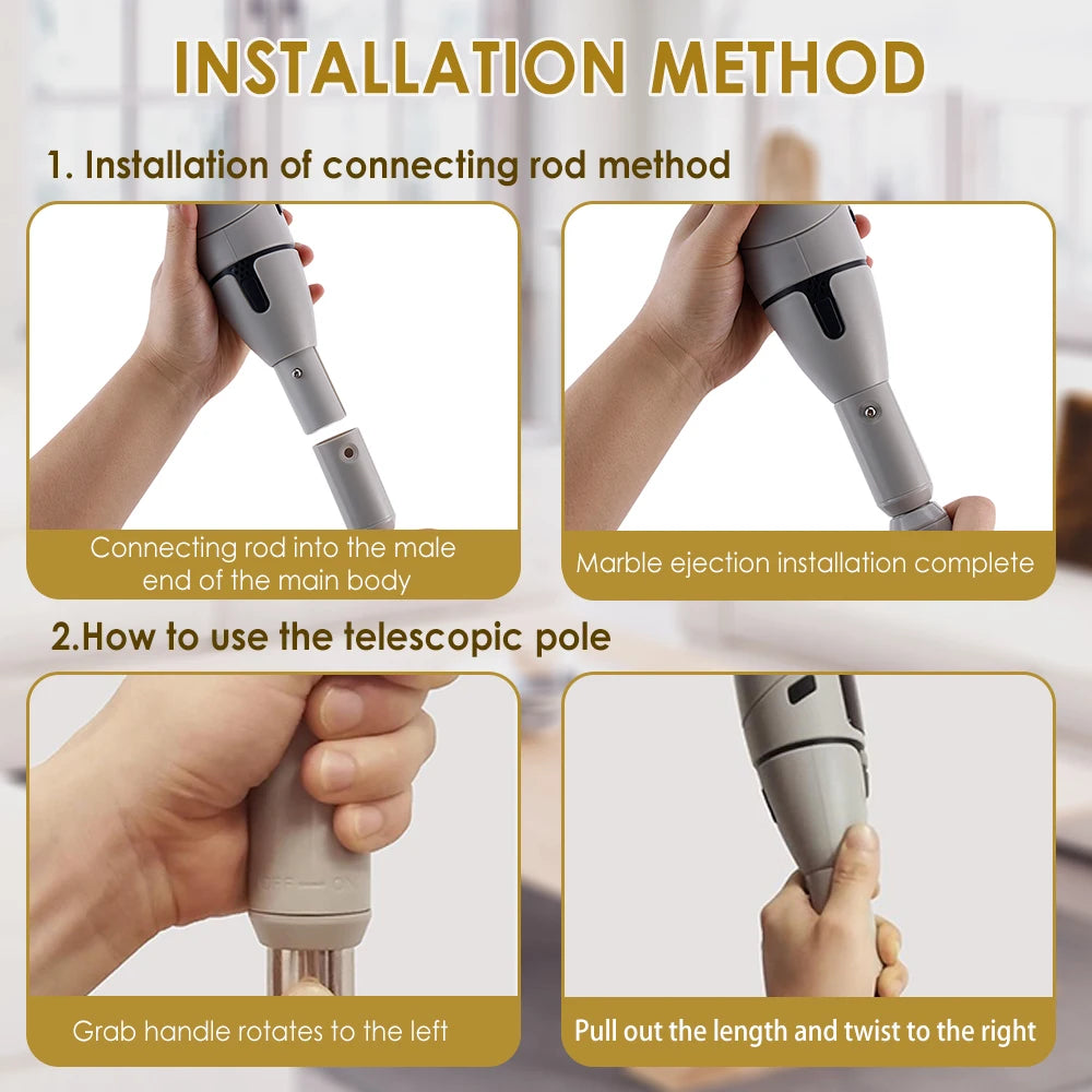 10 in 1 Electric Cleaning Brush – Multifunctional Bathroom & Toilet Brush with Voice Announcement
