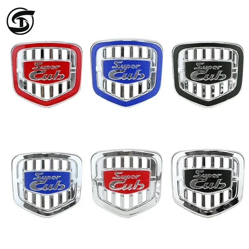 3D Motorcycle Decoration Stickers - Plating Emblem Badge Decals for Honda Super CUB C70, C90, C110, C125, CT125 | Cafe Racer Modification