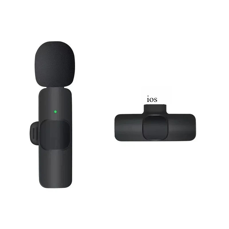 Mini Wireless Lavalier Microphone - USB-C Noise Cancellation Lapel Mic for iPhone Video Recording Vlog & Content Creation