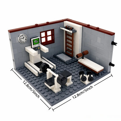 City House Building Blocks Set - DIY MOC Bricks with Bedroom & Living Room Furniture for Kids' Creative Play