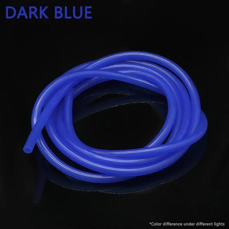 Food Grade Silicone Tube Hose - 1 Meter Flexible Rubber Pipe Water Drink Connector in 1mm to 10mm Inner Diameter Sizes