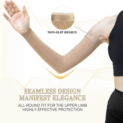 Medical Lymphedema Compression Arm Sleeve 20–30mmHg – Elastic Anti-Swelling Support for Elbow, Forearm & Palm (Men & Women)