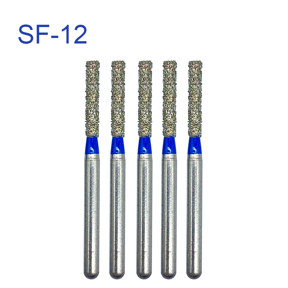 5pcs FG Dia 1.6mm Dental Drills – High-Speed Handpiece Diamond Burs for Teeth Whitening