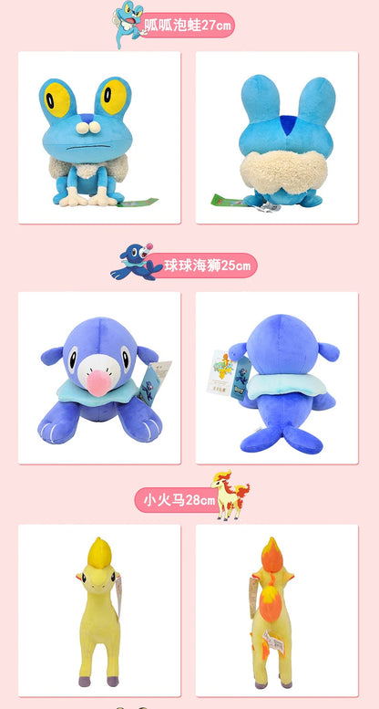 Original Pokemon Plush Toys – Gengar, Pikachu, Charizard & Piplup Soft Kawaii Dolls for Kids Gift