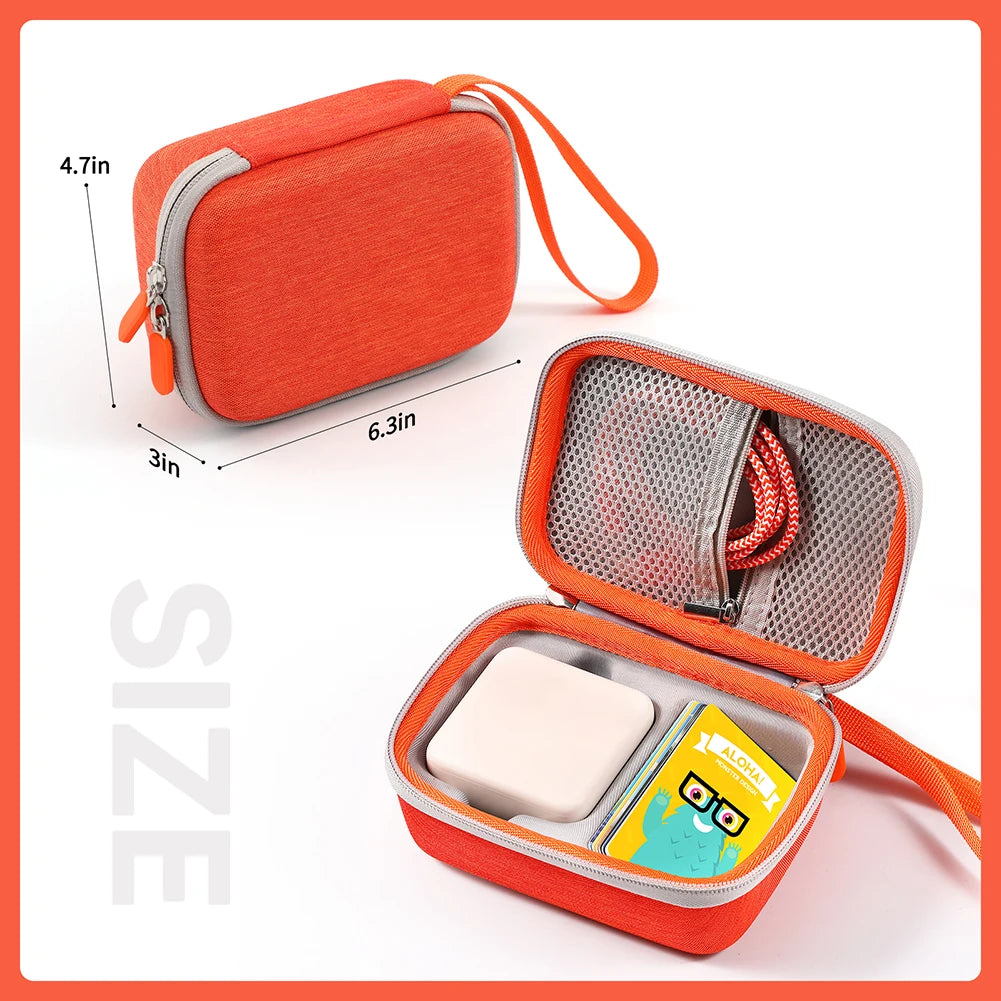 Hard Carrying Case for Yoto Mini Player — Kids Music Player Storage Bag with Large Card Holder