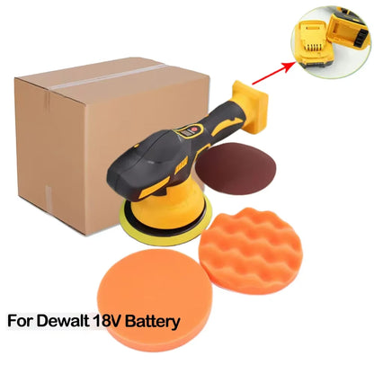 8-Speed Cordless Electric Car Polisher – Adjustable Auto Waxing, Sanding & Sealing Tool Compatible with MT/Dewalt/Milwaukee 18V Battery