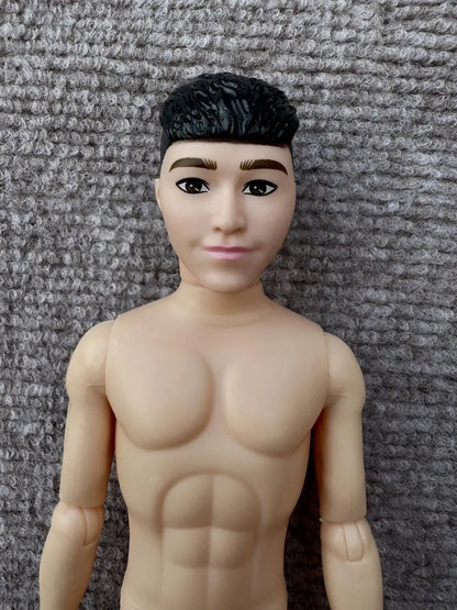 1/6 Boys Doll – 30cm Movable Joint Male Figure, Solid DIY Toy for Kids Birthday Gifts