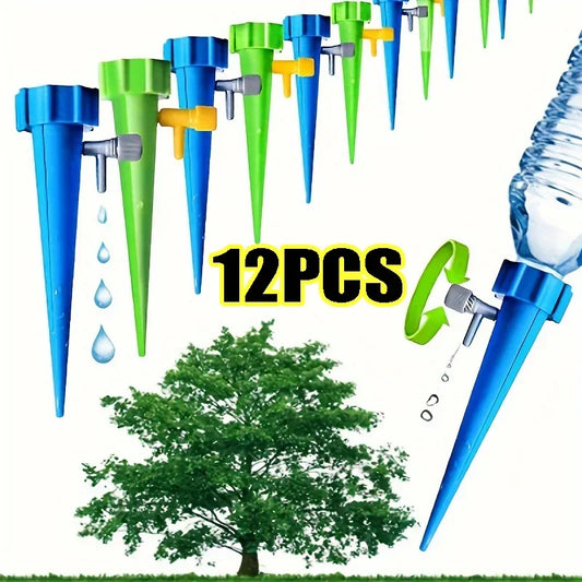 Automatic Drip Irrigation System - Adjustable Self-Watering Device for Garden Plants & Greenhouse Use