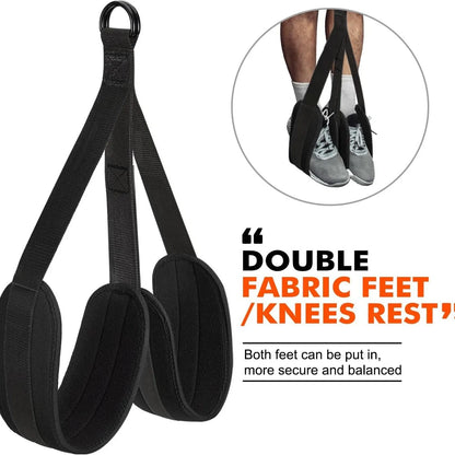 Pull-Up Assist Band with Elastic Rope – Home Fitness Power Trainer for Men, Latex Resistance Pull Bar