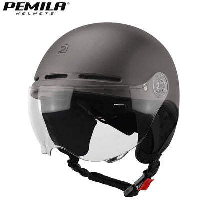 PEMILA Full Edge Wrap Cycling Helmet – MTB & Road Bike Helmet with Goggles, Ear Protection, for E-Bike & Bicycle