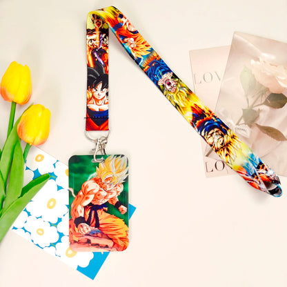Dragon Ball Anime Lanyard – Credential Holder for Key, Card, Badge & Gym Keychain Accessories Gift
