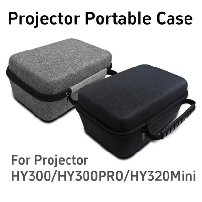 Portable Protective Case for Projector, Fits HY300, HY300Pro, HY320Mini, Smart Bluetooth Speaker, with Handle for Easy Carrying