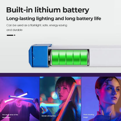 RGB Tube Light - USB Colorful LED Night Lamp & Portable Fill Light for Room Decor