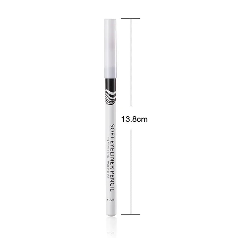 Waterproof White Eyeliner Pencil – Quick-Dry, Long-Lasting No-Bloom Eye Liner Pen for Professional Makeup