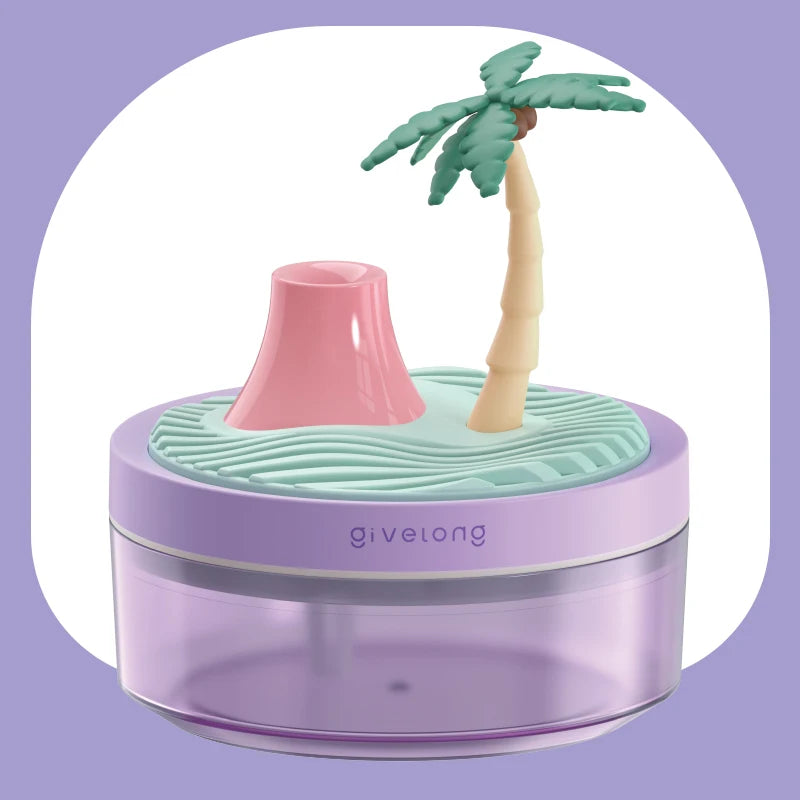 Landscape Air Humidifier – Small USB Spray, Silent Hydration for Bedroom, Desktop & Car, Aromatherapy Diffuser