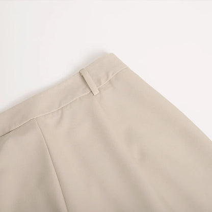 Women's Classic Straight Leg Pants – Versatile Loose Fit, Wide Leg for Office, Tourism, Spring & Summer Casual Wear