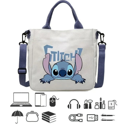 Snoopy Cartoon Canvas Tote Bag – Large Capacity Shoulder Crossbody Bag for Girls, Students & Gift